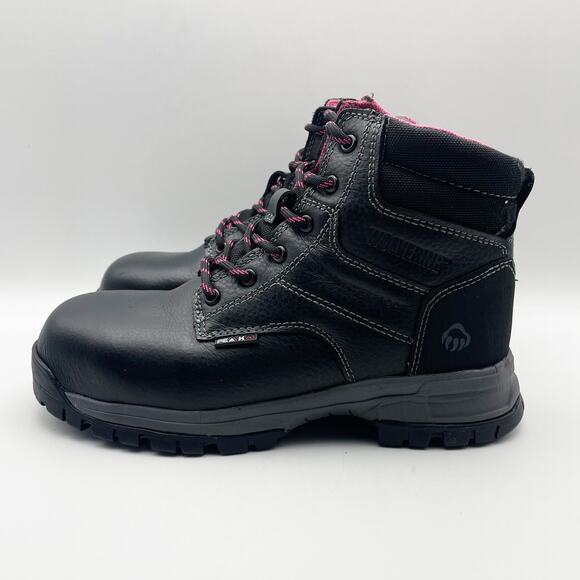 Wolverine Womens Piper Composite-Toe 6" Work Boot US 7 M Black WP Leather NIB - Picture 9 of 13